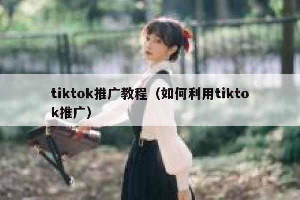 tiktok推广教程（如何利用tiktok推广） 第1张