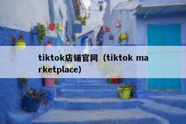 tiktok店铺官网（tiktok marketplace） 第1张