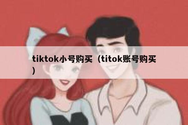 tiktok小号购买（titok账号购买） 第1张
