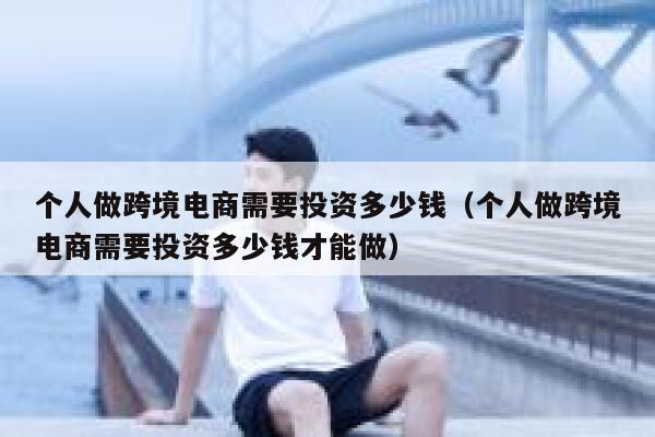 个人做跨境电商需要投资多少钱(个人做跨境电商需要投资多少钱才能做) 第1张 个人做跨境电商需要投资多少钱(个人做跨境电商需要投资多少钱才能做) 第1张