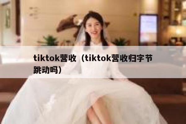 tiktok营收(tiktok营收归字节跳动吗) 第1张 tiktok营收(tiktok营收归字节跳动吗) 第1张