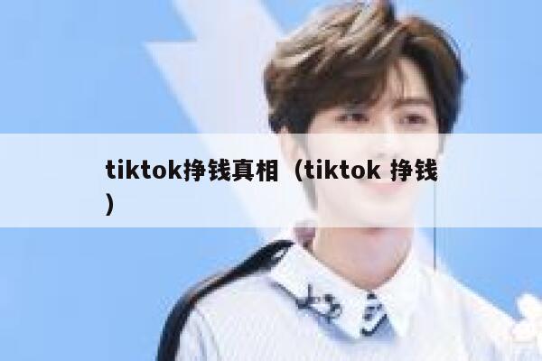 tiktok挣钱真相（tiktok 挣钱） 第1张