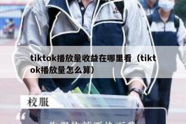 tiktok播放量收益在哪里看（tiktok播放量怎么算） 第1张