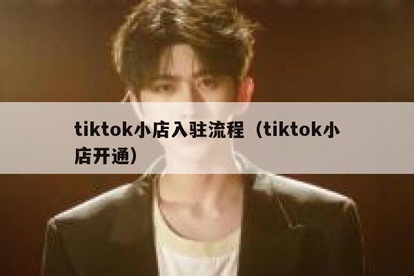 tiktok小店入驻流程(tiktok小店开通) 第1张 tiktok小店入驻流程(tiktok小店开通) 第1张