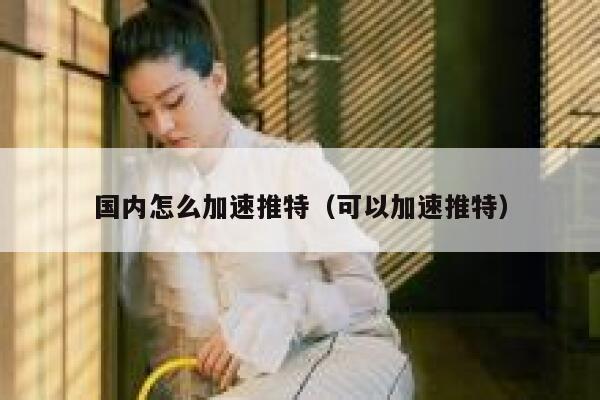 国内怎么加速推特（可以加速推特） 第1张