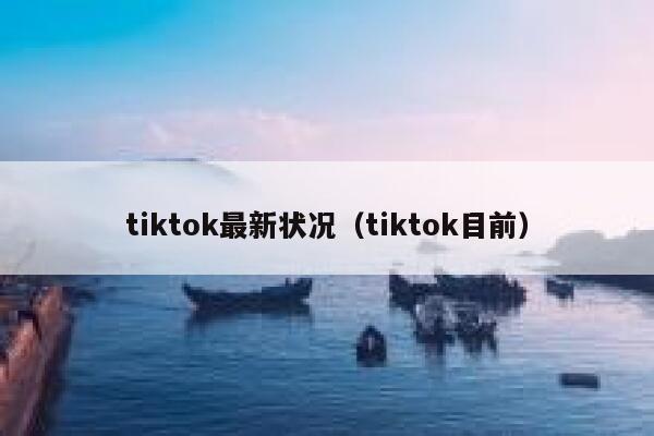 tiktok最新状况（tiktok目前） 第1张