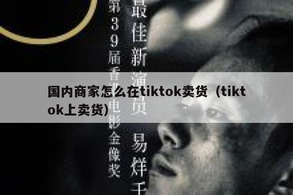 国内商家怎么在tiktok卖货(tiktok上卖货) 第1张 国内商家怎么在tiktok卖货(tiktok上卖货) 第1张