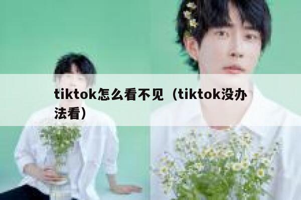 tiktok怎么看不见（tiktok没办法看） 第1张