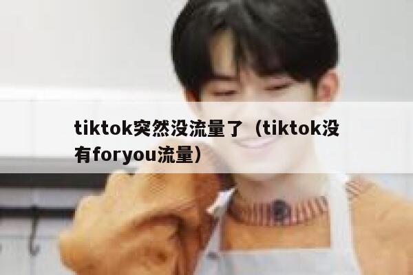 tiktok突然没流量了(tiktok没有foryou流量) 第1张 tiktok突然没流量了(tiktok没有foryou流量) 第1张