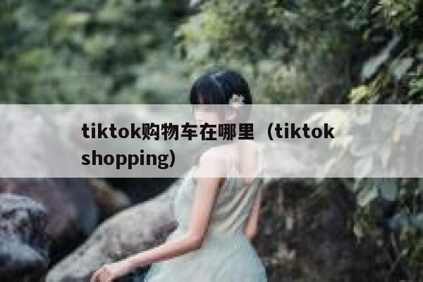 tiktok购物车在哪里（tiktok shopping） 第1张