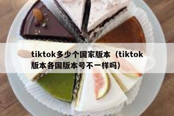 tiktok多少个国家版本（tiktok版本各国版本号不一样吗） 第1张