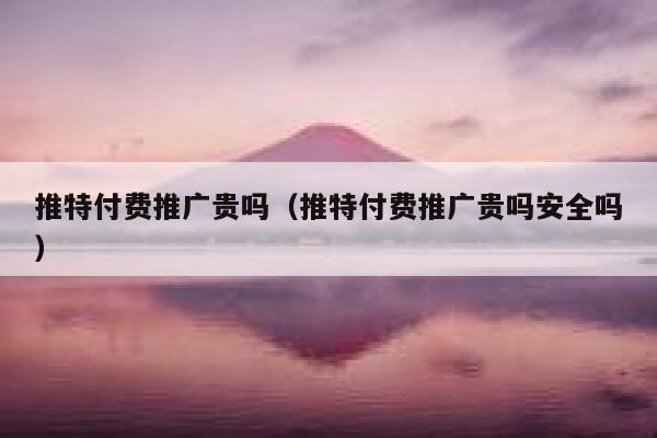 推特付费推广贵吗(推特付费推广贵吗安全吗) 第1张 推特付费推广贵吗(推特付费推广贵吗安全吗) 第1张