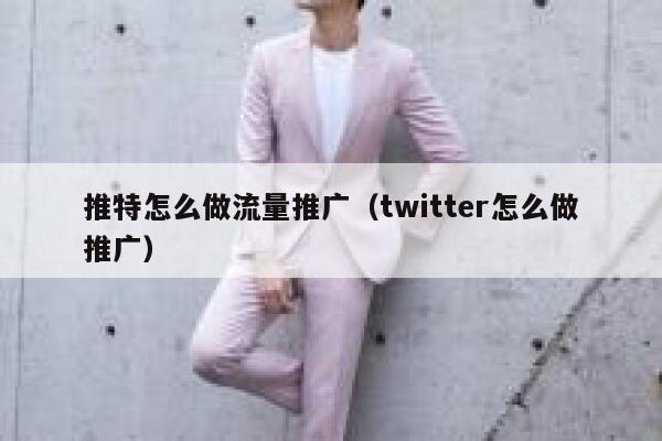 推特怎么做流量推广（twitter怎么做推广） 第1张