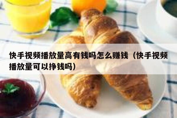 快手视频播放量高有钱吗怎么赚钱（快手视频播放量可以挣钱吗） 第1张
