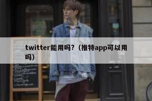 twitter能用吗?（推特app可以用吗） 第1张