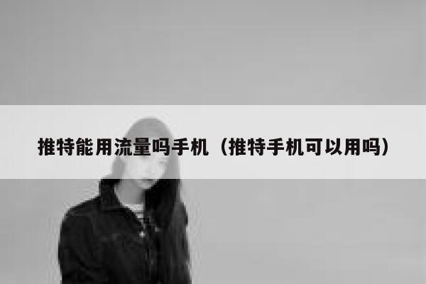 推特能用流量吗手机（推特手机可以用吗） 第1张