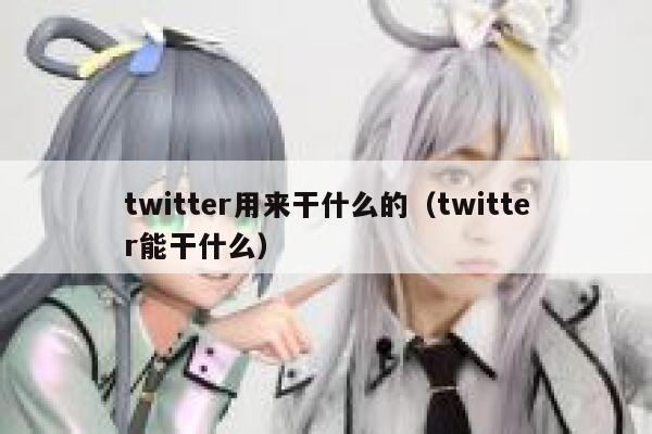 twitter用来干什么的(twitter能干什么) 第1张 twitter用来干什么的(twitter能干什么) 第1张