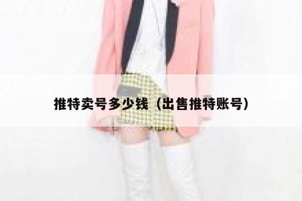 推特卖号多少钱（出售推特账号） 第1张