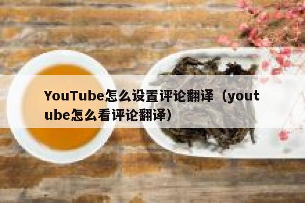 YouTube怎么设置评论翻译（youtube怎么看评论翻译） 第1张