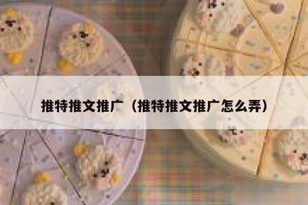 推特推文推广（推特推文推广怎么弄） 第1张