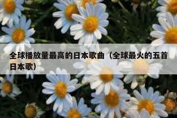 全球播放量最高的日本歌曲（全球最火的五首日本歌） 第1张