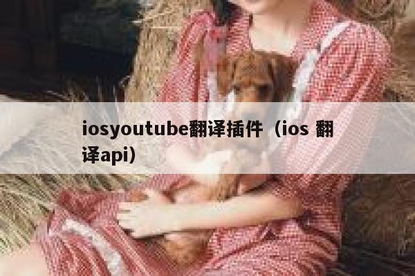 iosyoutube翻译插件（ios 翻译api） 第1张