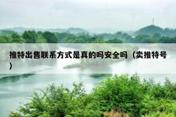 推特出售联系方式是真的吗安全吗（卖推特号） 第1张