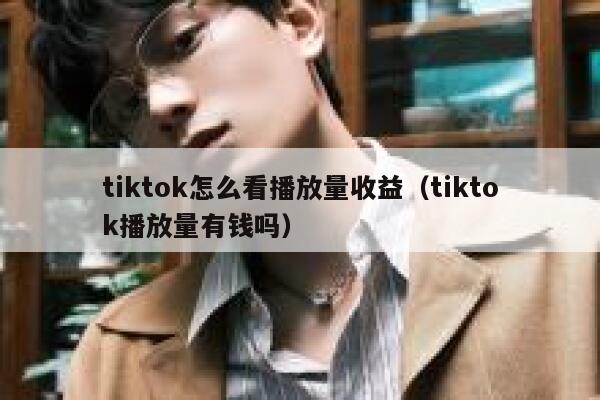 tiktok怎么看播放量收益（tiktok播放量有钱吗） 第1张