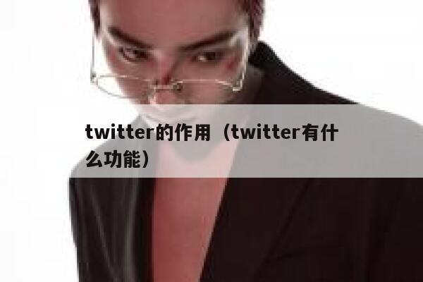 twitter的作用（twitter有什么功能） 第1张