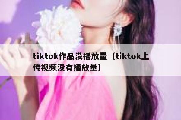 tiktok作品没播放量（tiktok上传视频没有播放量） 第1张