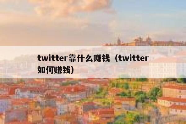 twitter靠什么赚钱(twitter如何赚钱) 第1张 twitter靠什么赚钱(twitter如何赚钱) 第1张