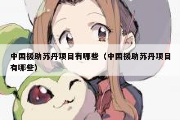 中国援助苏丹项目有哪些（中国援助苏丹项目有哪些） 第1张