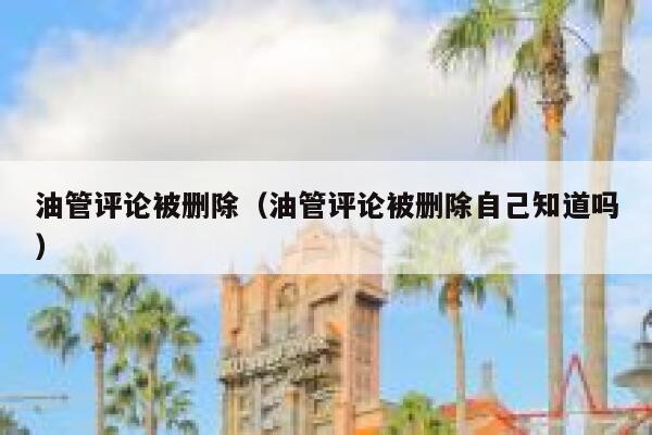 油管评论被删除（油管评论被删除自己知道吗） 第1张