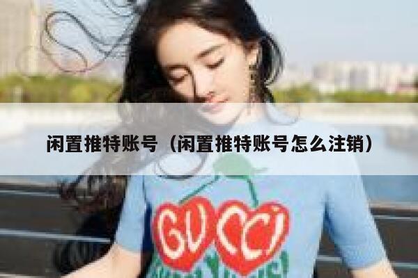 闲置推特账号（闲置推特账号怎么注销） 第1张