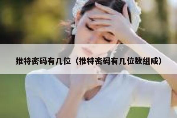 推特密码有几位（推特密码有几位数组成） 第1张