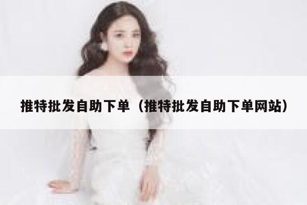 推特批发自助下单（推特批发自助下单网站） 第1张
