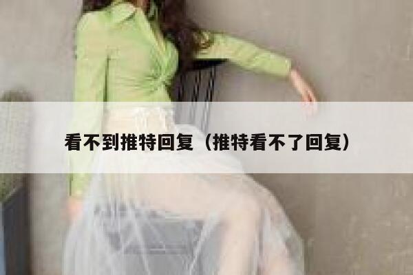 看不到推特回复（推特看不了回复） 第1张