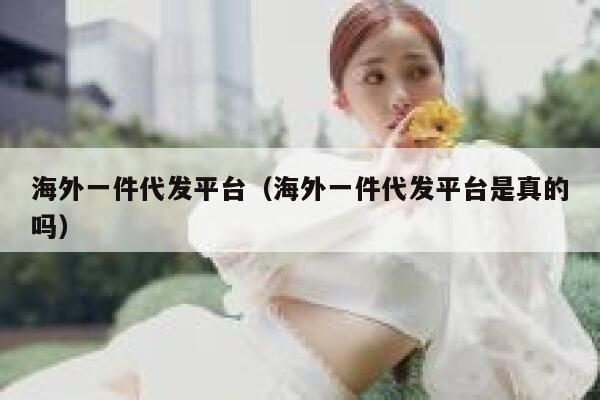 海外一件代发平台（海外一件代发平台是真的吗） 第1张