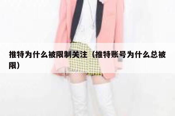 推特为什么被限制关注（推特账号为什么总被限） 第1张