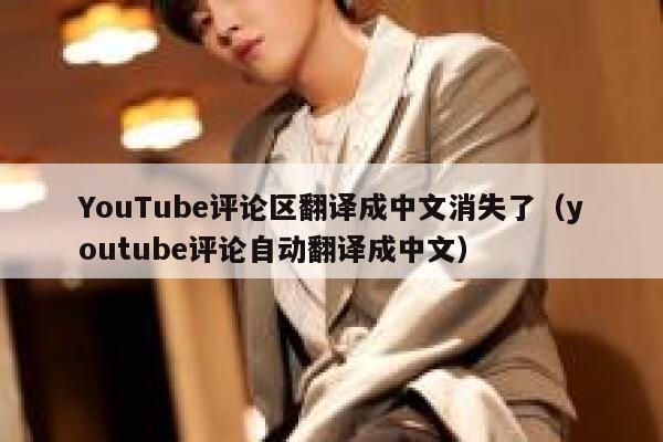 YouTube评论区翻译成中文消失了（youtube评论自动翻译成中文） 第1张