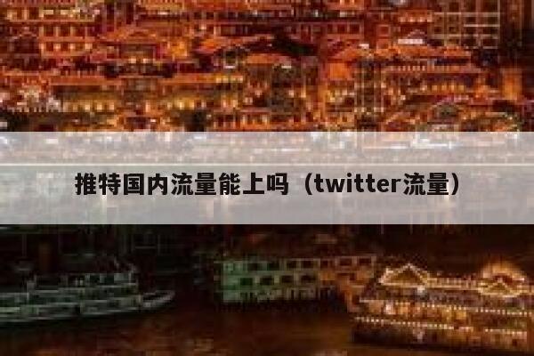 推特国内流量能上吗（twitter流量） 第1张