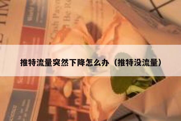 推特流量突然下降怎么办（推特没流量） 第1张