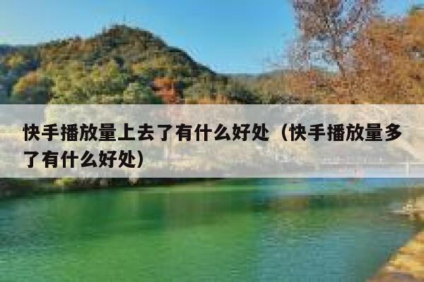 快手播放量上去了有什么好处（快手播放量多了有什么好处） 第1张