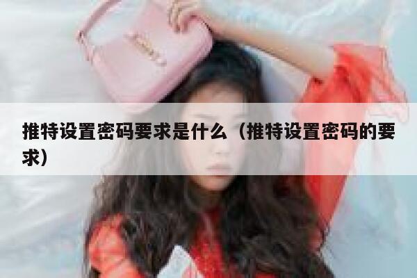 推特设置密码要求是什么（推特设置密码的要求） 第1张