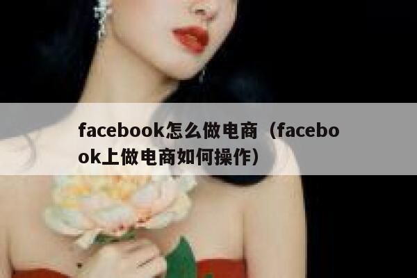 facebook怎么做电商（facebook上做电商如何操作） 第1张
