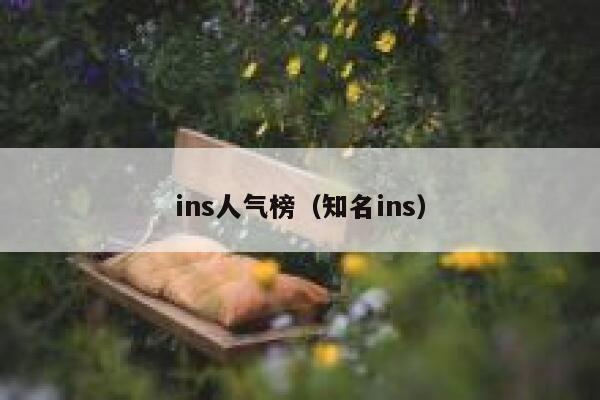 ins人气榜（知名ins） 第1张