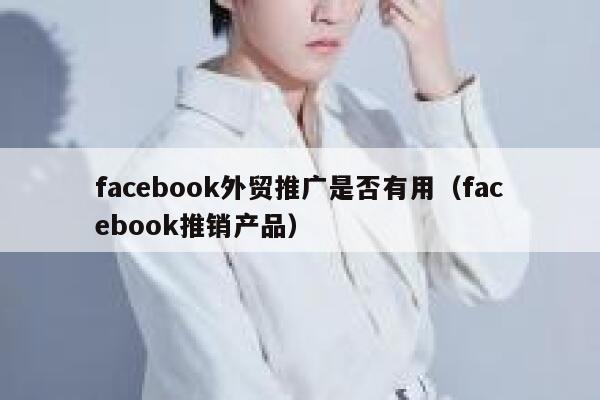 facebook外贸推广是否有用（facebook推销产品） 第1张