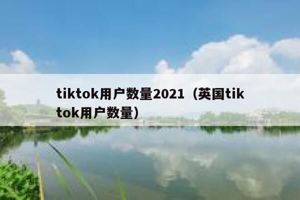 tiktok用户数量2021（英国tiktok用户数量） 第1张