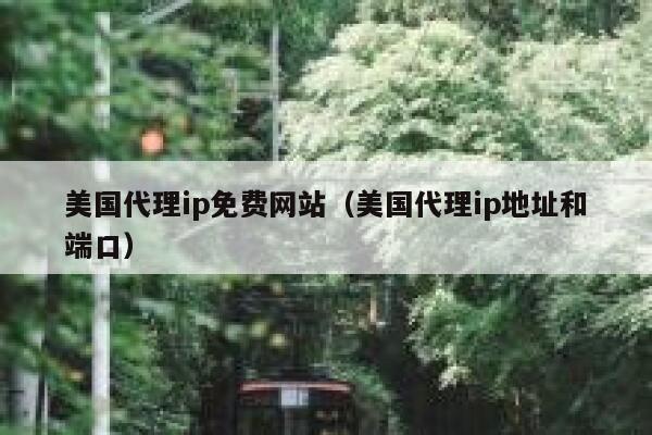 美国代理ip免费网站（美国代理ip地址和端口） 第1张