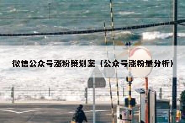 微信公众号涨粉策划案（公众号涨粉量分析） 第1张